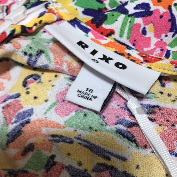 Rixo Floral Puff Sleeve Dress - Picture 5 of 13